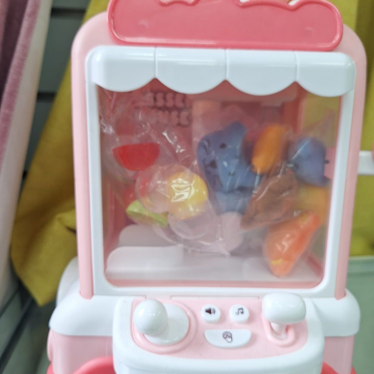 GENERICO - MAQUINA ATRAPA PELUCHE JUEGO INFANTIL CON LUCES Y SONIDO