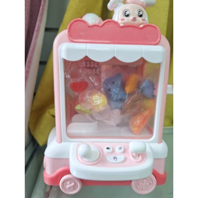 Imagen 2 del producto MAQUINA ATRAPA PELUCHE JUEGO INFANTIL CON LUCES Y SONIDO