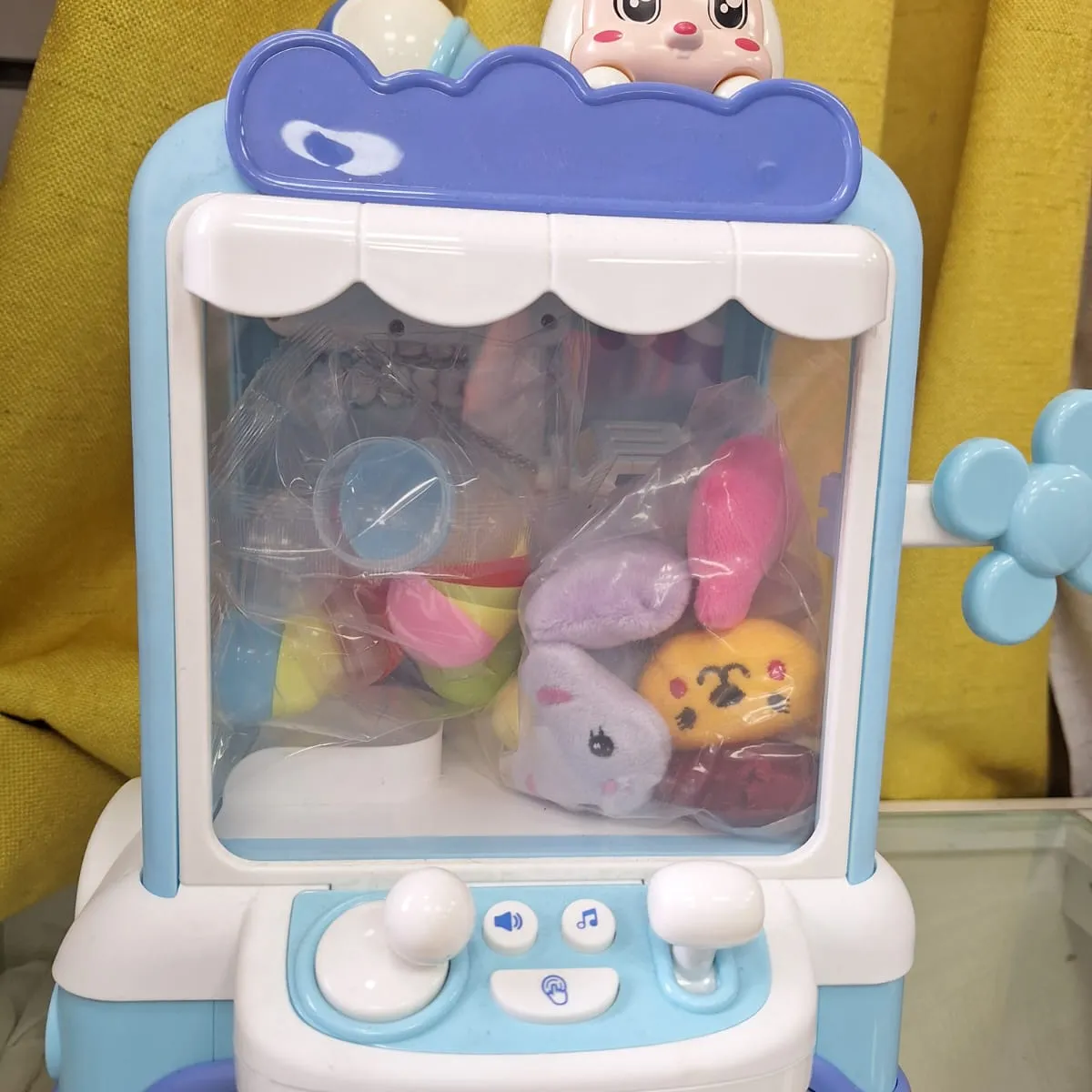 GENERICO - MAQUINA ATRAPA PELUCHE JUEGO INFANTIL CON LUCES Y SONIDO