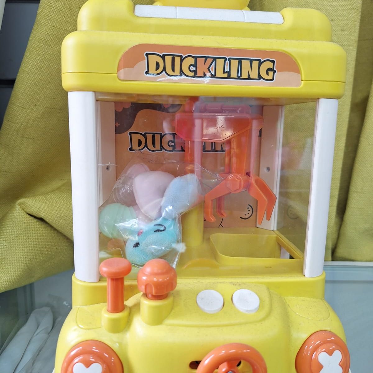 GENERICO - MAQUINA ATRAPA PELUCHE JUEGO INFANTIL CON LUCES Y SONIDO