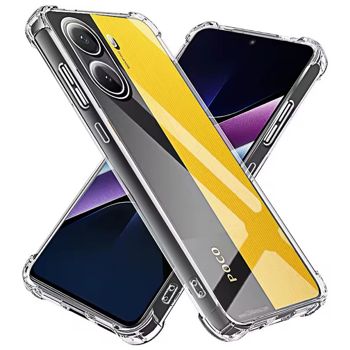 GENERICO - Carcasa Transparente Reforzada Para Xiaomi Poco X7 Pro 5G