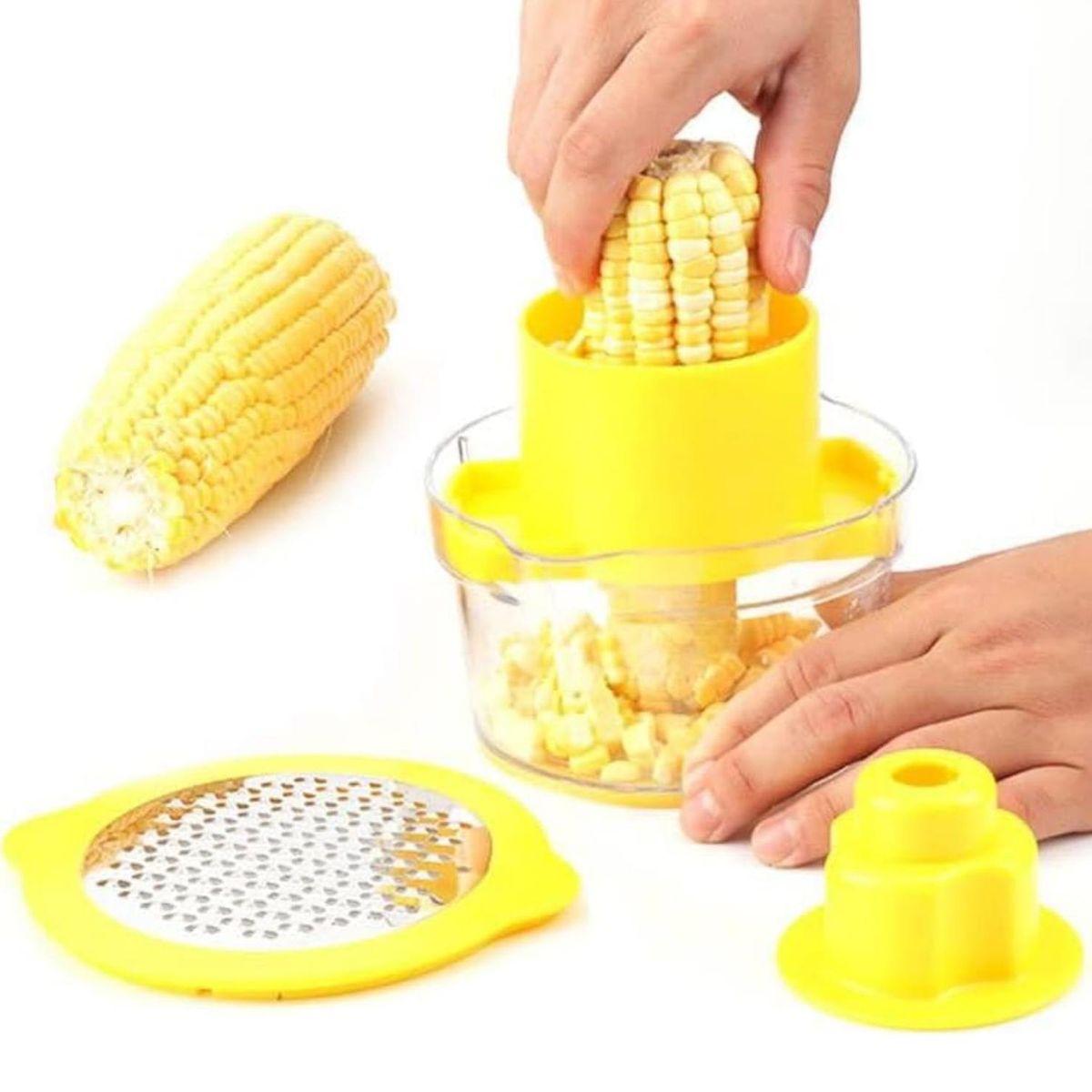 GENERICO - Pelador De Choclo Manual Desgranador De Maíz