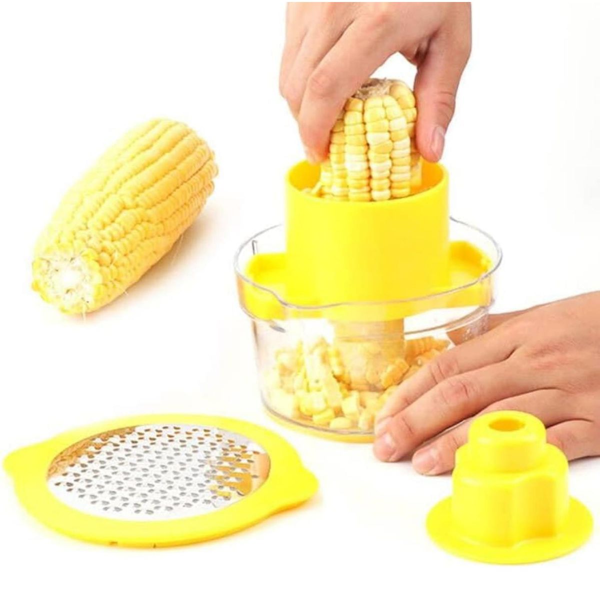 GENERICO - Pelador De Choclo Manual Desgranador De Maíz