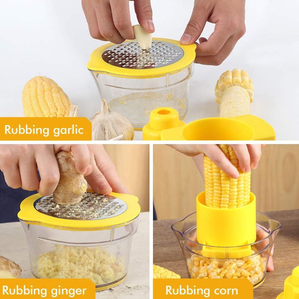 GENERICO - Pelador De Choclo Manual Desgranador De Maíz