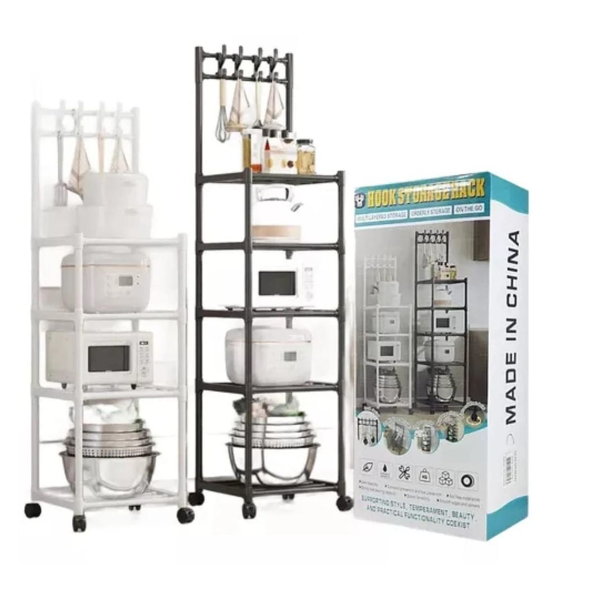 GENERICO - Estante Organizador Para Cocina Multifuncional Blanco