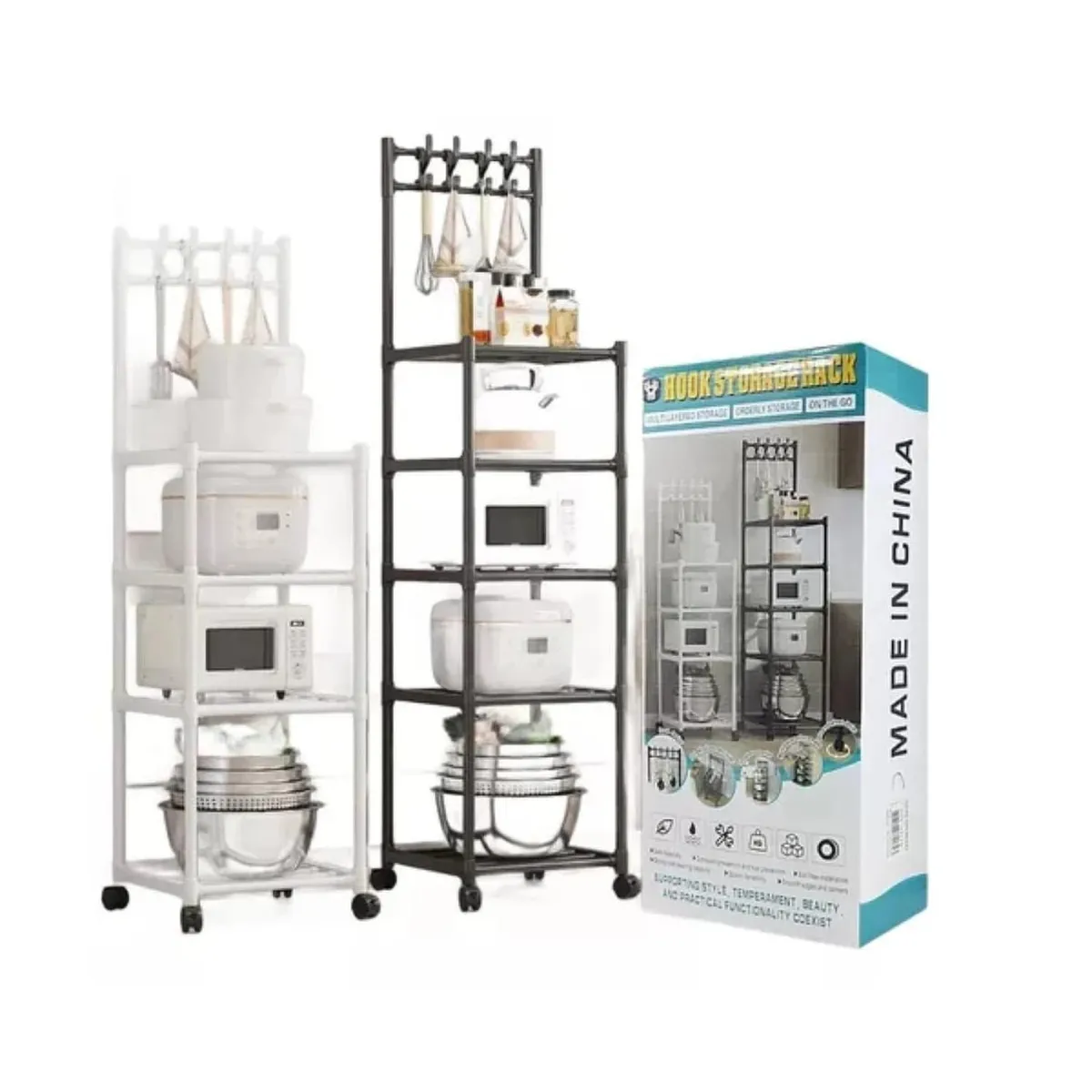 GENERICO - Estante Organizador Para Cocina Multifuncional Blanco