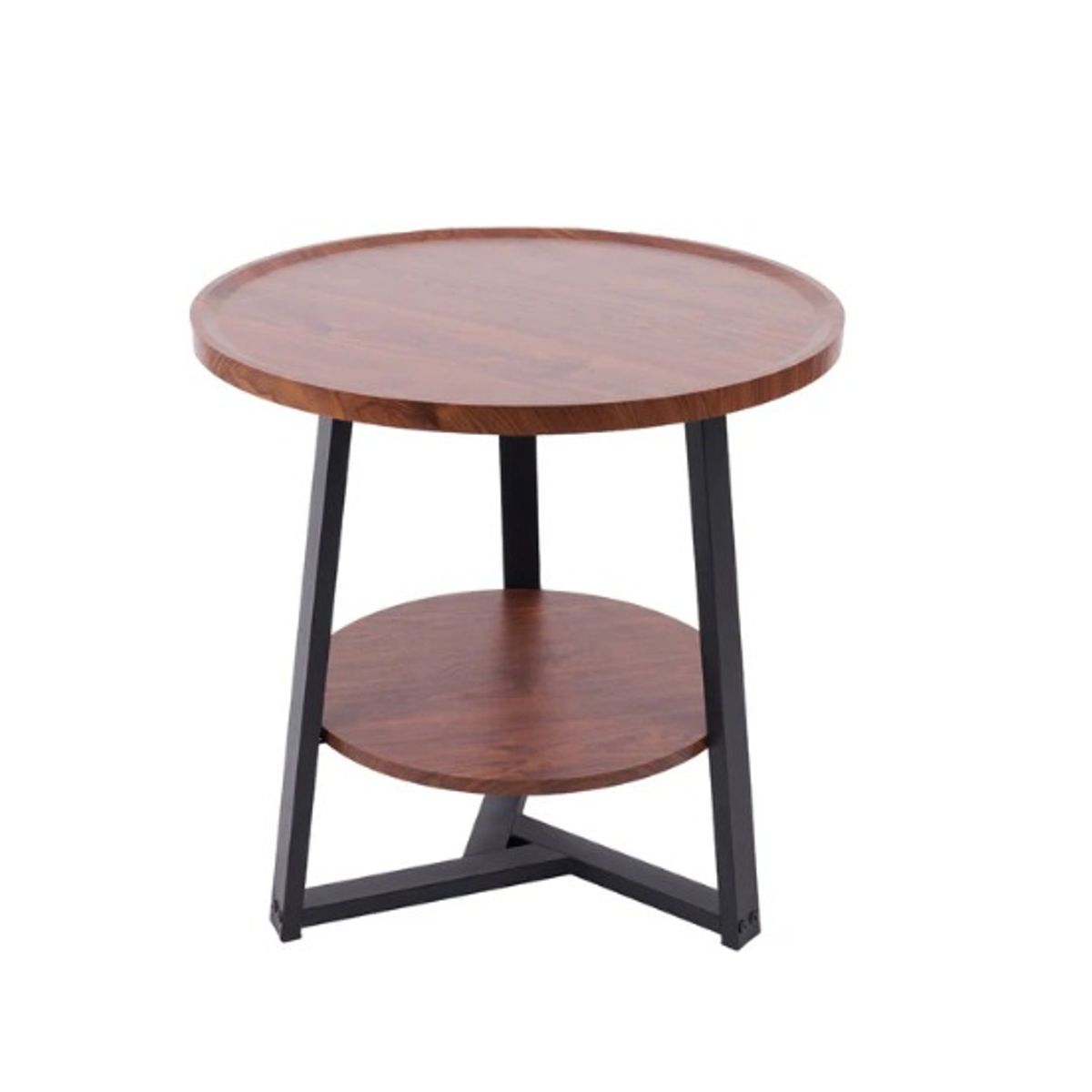 HABITA2 CHILE - Mesa de centro Walnut Redonda 60 cm