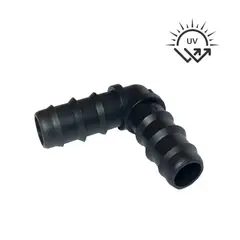 GENERICO - Pack 25 Codos 16mm Plansa Polietileno 1/2 Pulgada Riego