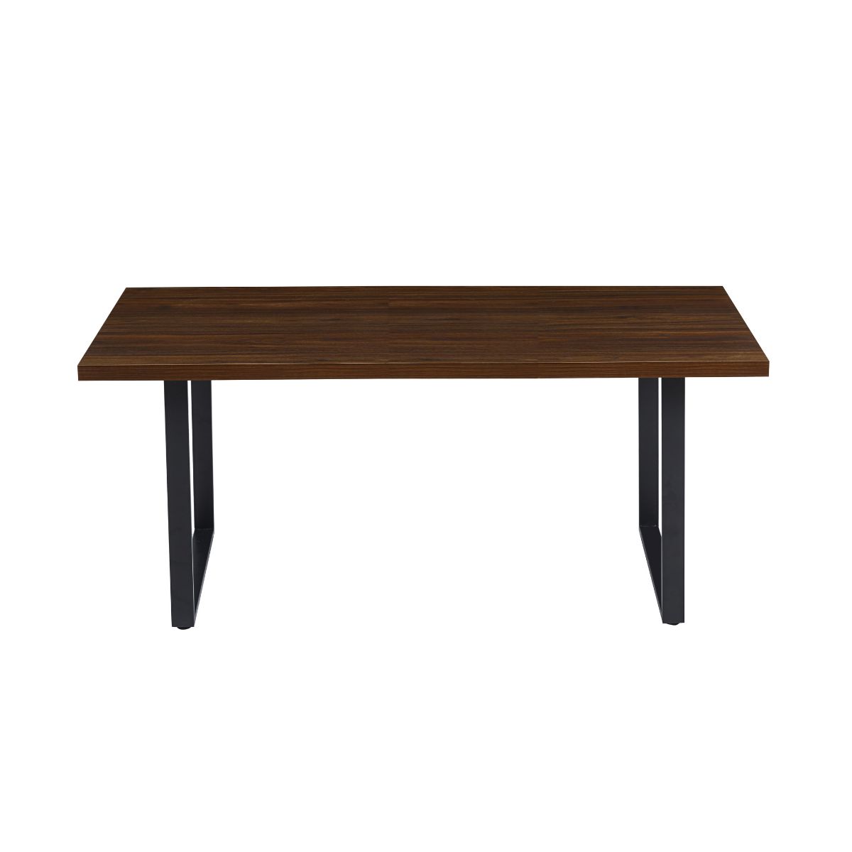 HABITA2 CHILE - Mesa Rectangular Industrial Madera Oscura 160x90 cm