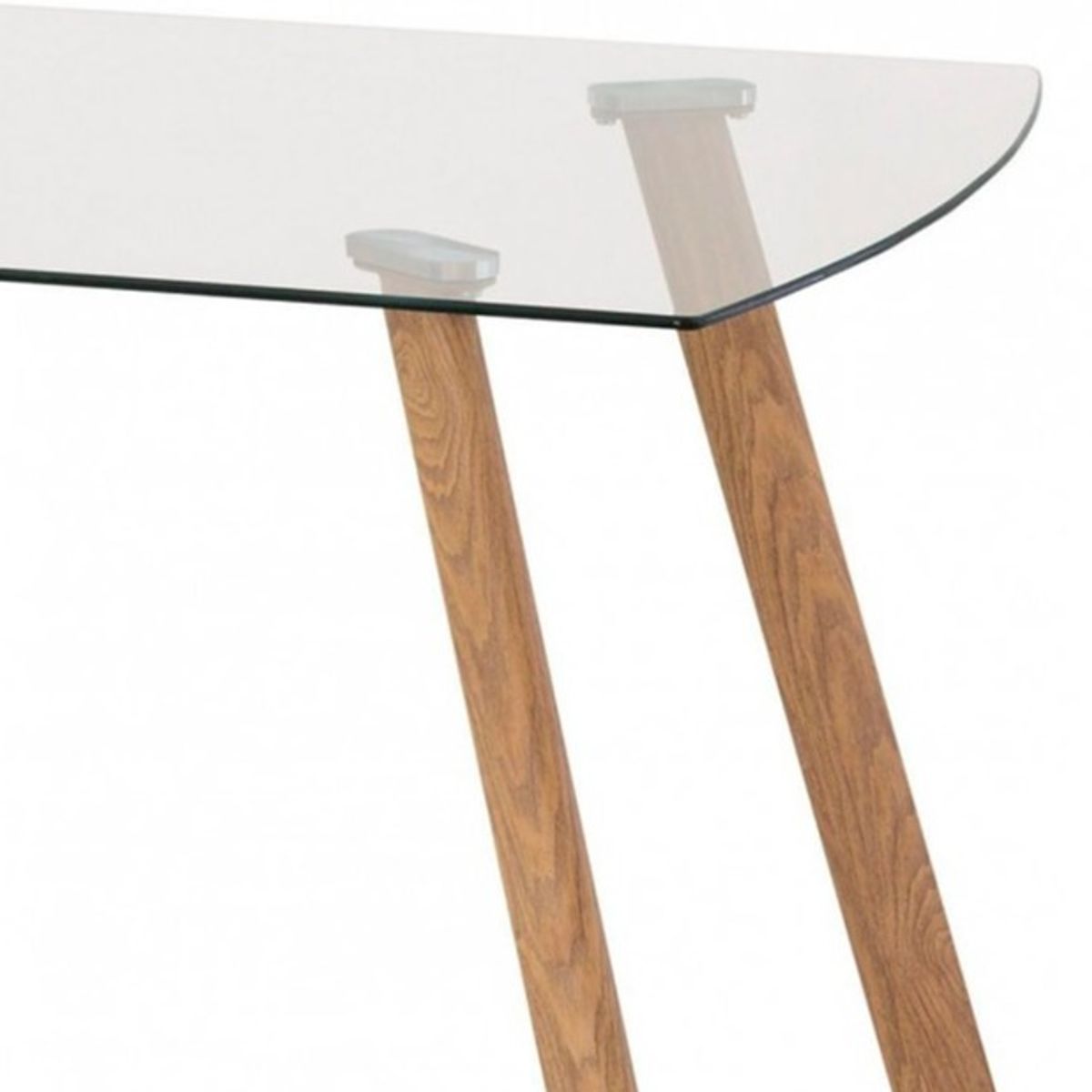 HABITA2 CHILE - Mesa de comedor de vidrio Líneas - 140cm x 90cm