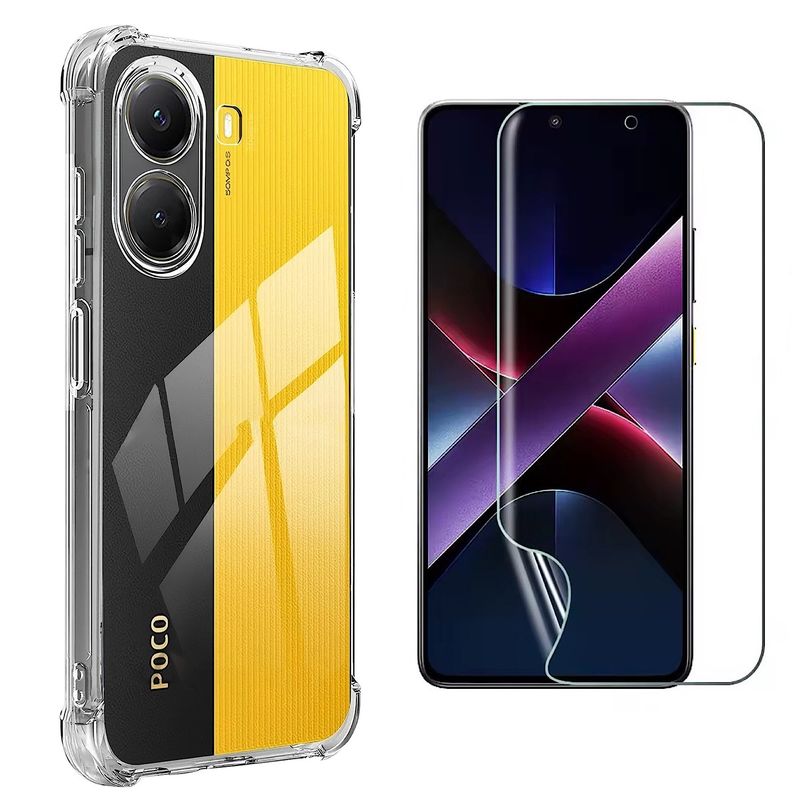 GENERICO - Carcasa Transparente  Para Xiaomi Poco X7 Pro 5G - Lamina