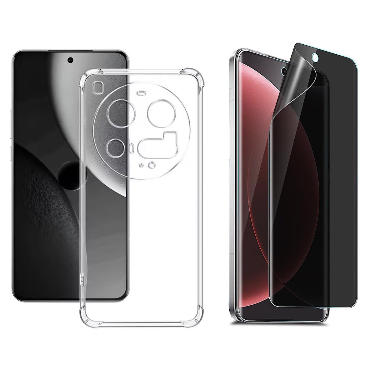 GENERICO - Carcasa Transparente Para Xiaomi 15 Ultra - Lamina Anti Espia