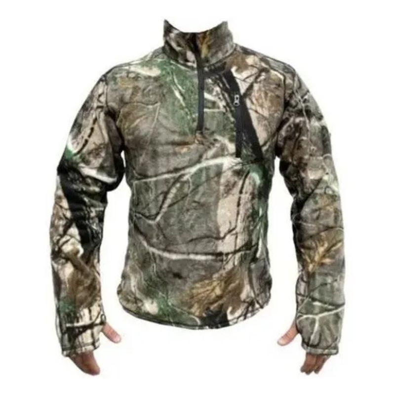 EKOL TACTICA MILITAR - Poleron Con Cierre Hombre Poleron Hombre Poleron Polar Caza
