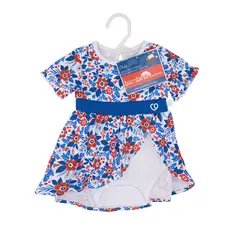 BAMBINO - Body Vestido Blanco Huasa Niña 6-9 Meses