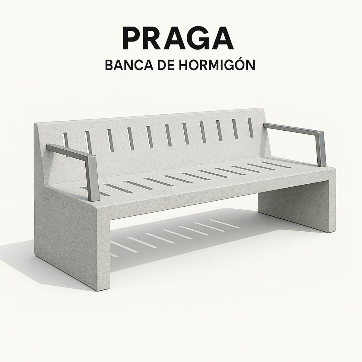 GENERICO - Escaño Prefabricado de Hormigón