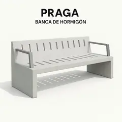 GENERICO - Escaño Prefabricado de Hormigón