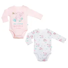 BAMBINO - Set 2 Piezas Bodys Manga Larga