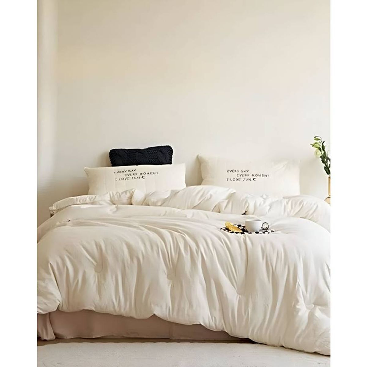 GENERICO - Cubrecama Estilo Nórdico Suave y Cálido 240x220 cm