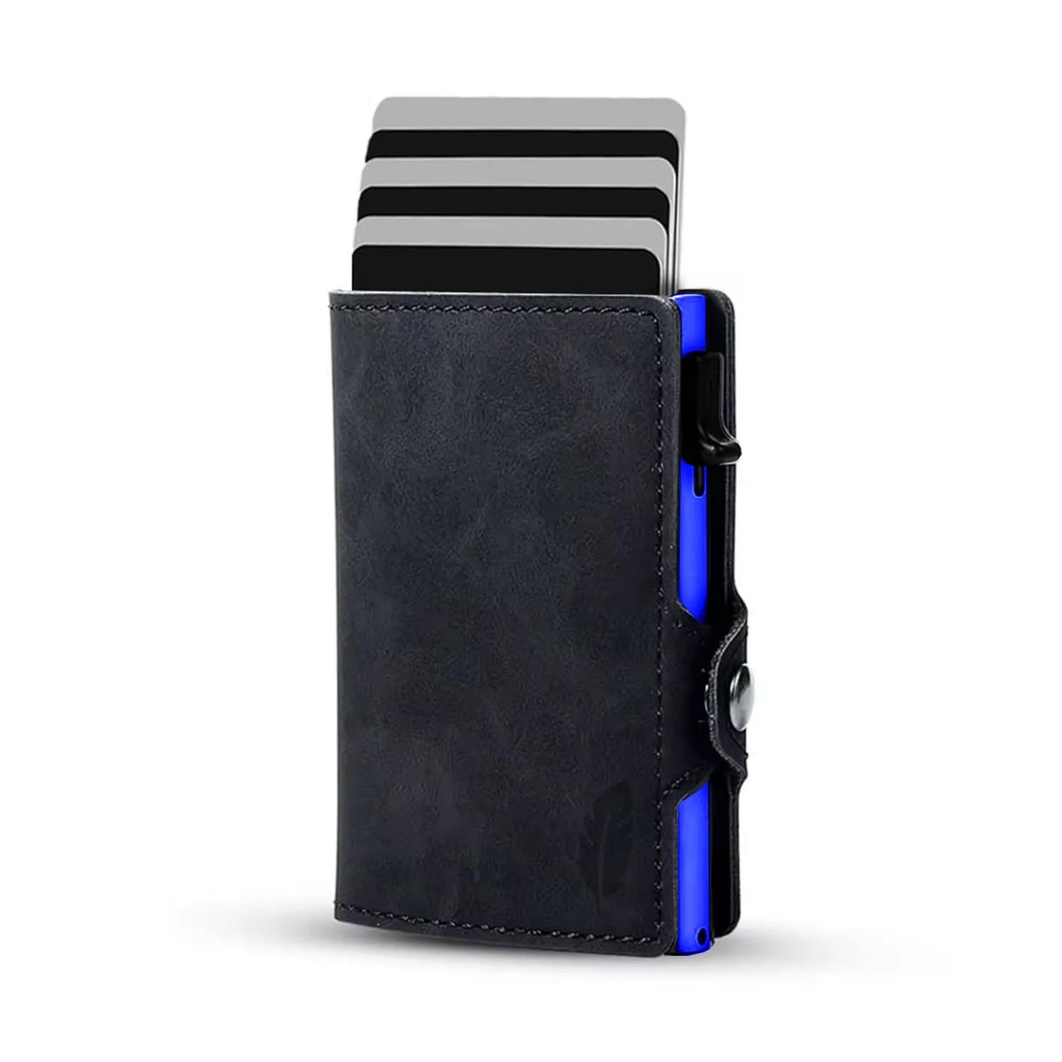 PARDAL - Billetera Inteligente con tarjetero RFID Black and Blue - Pardal