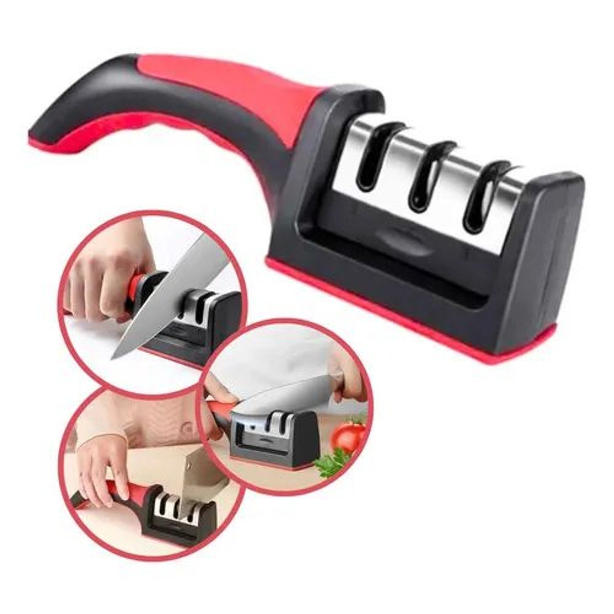 MOVI - Afilador De Cuchillos Y Tijeras Amolador Portatil Manual