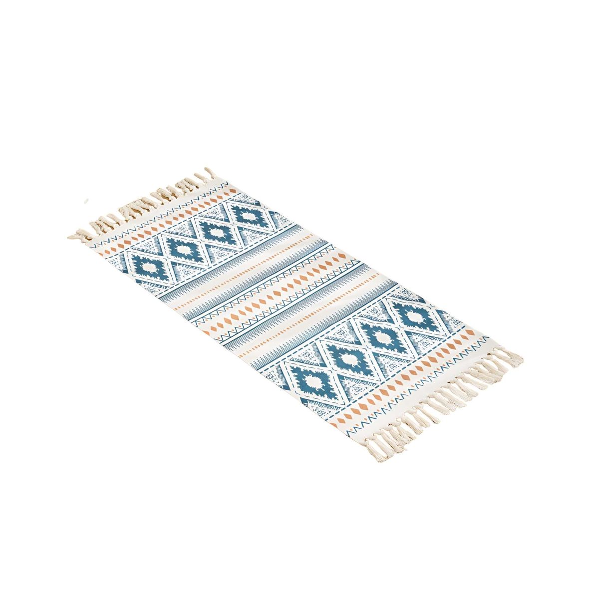 GENERICO - Set de 2 Alfombras de Lino 60x90 cm para Bajada de Cama  V13