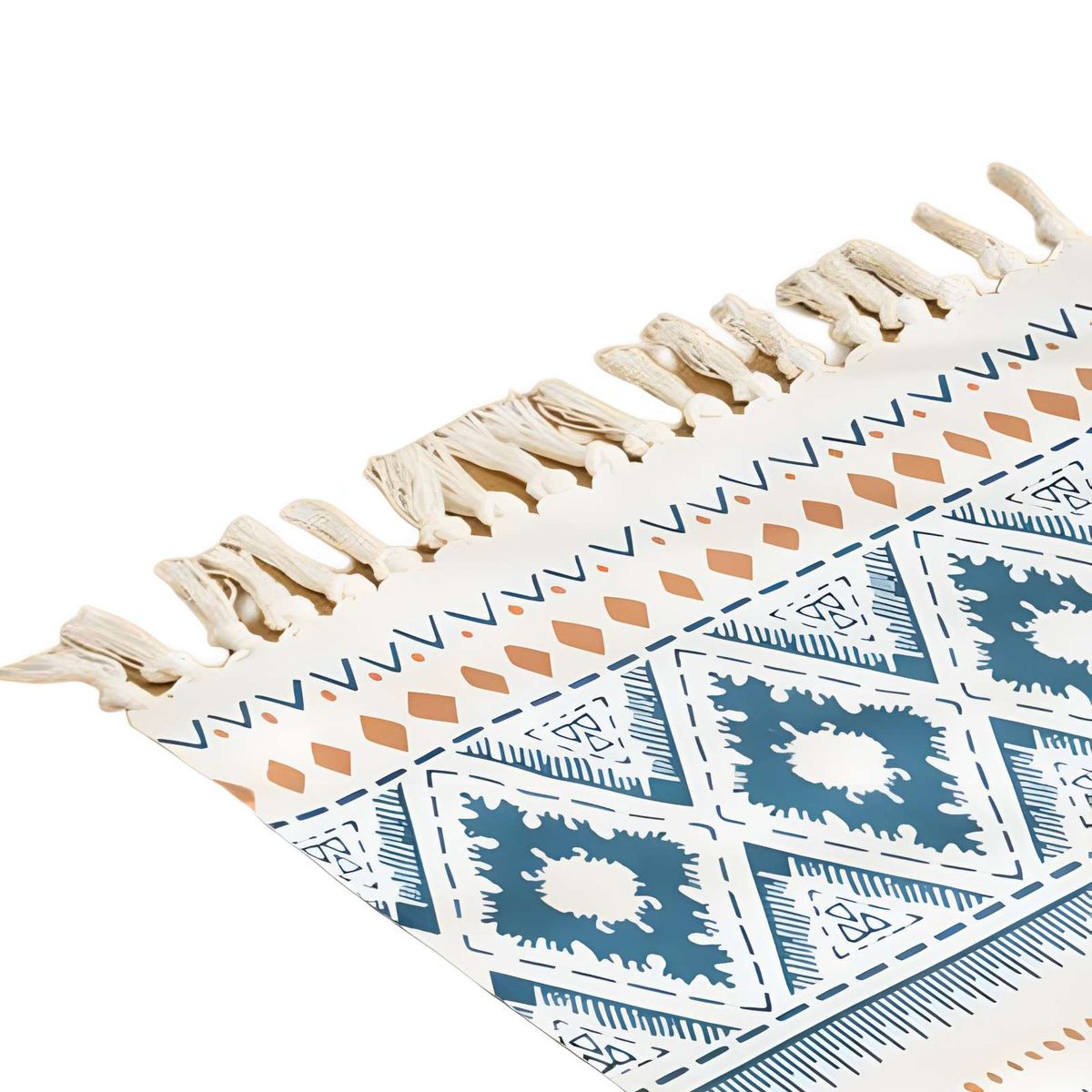 GENERICO - Set de 2 Alfombras de Lino 60x90 cm para Bajada de Cama  V13