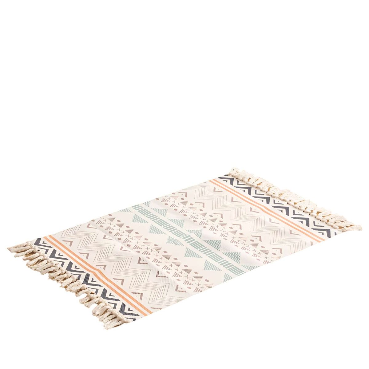 GENERICO - Set de 2 Alfombras de Lino 60x90 cm para Bajada de Cama  V14