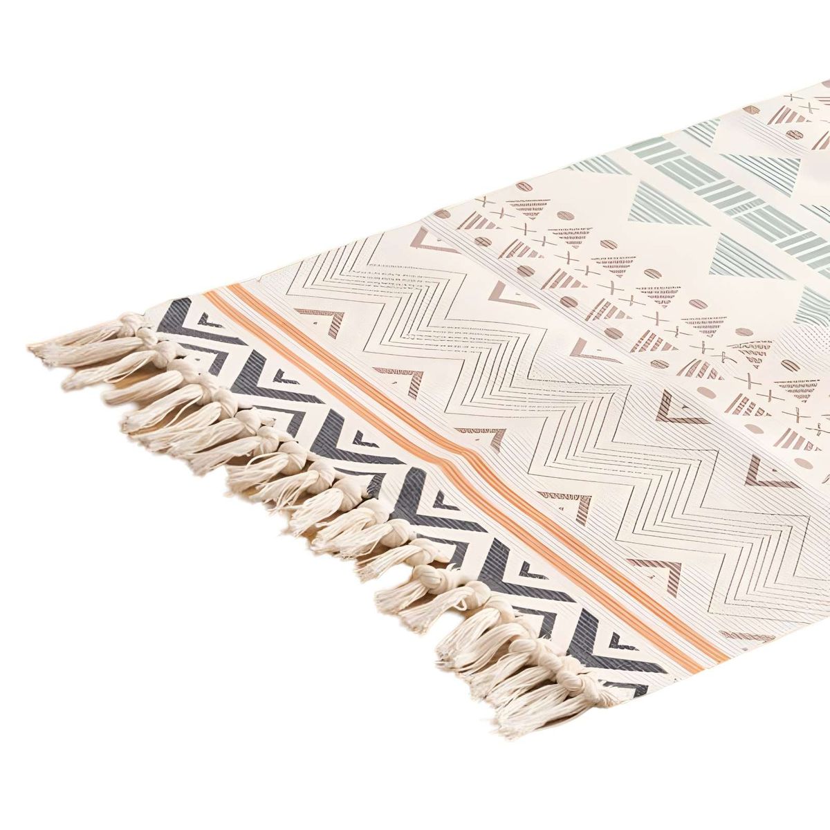 GENERICO - Set de 2 Alfombras de Lino 60x90 cm para Bajada de Cama  V14