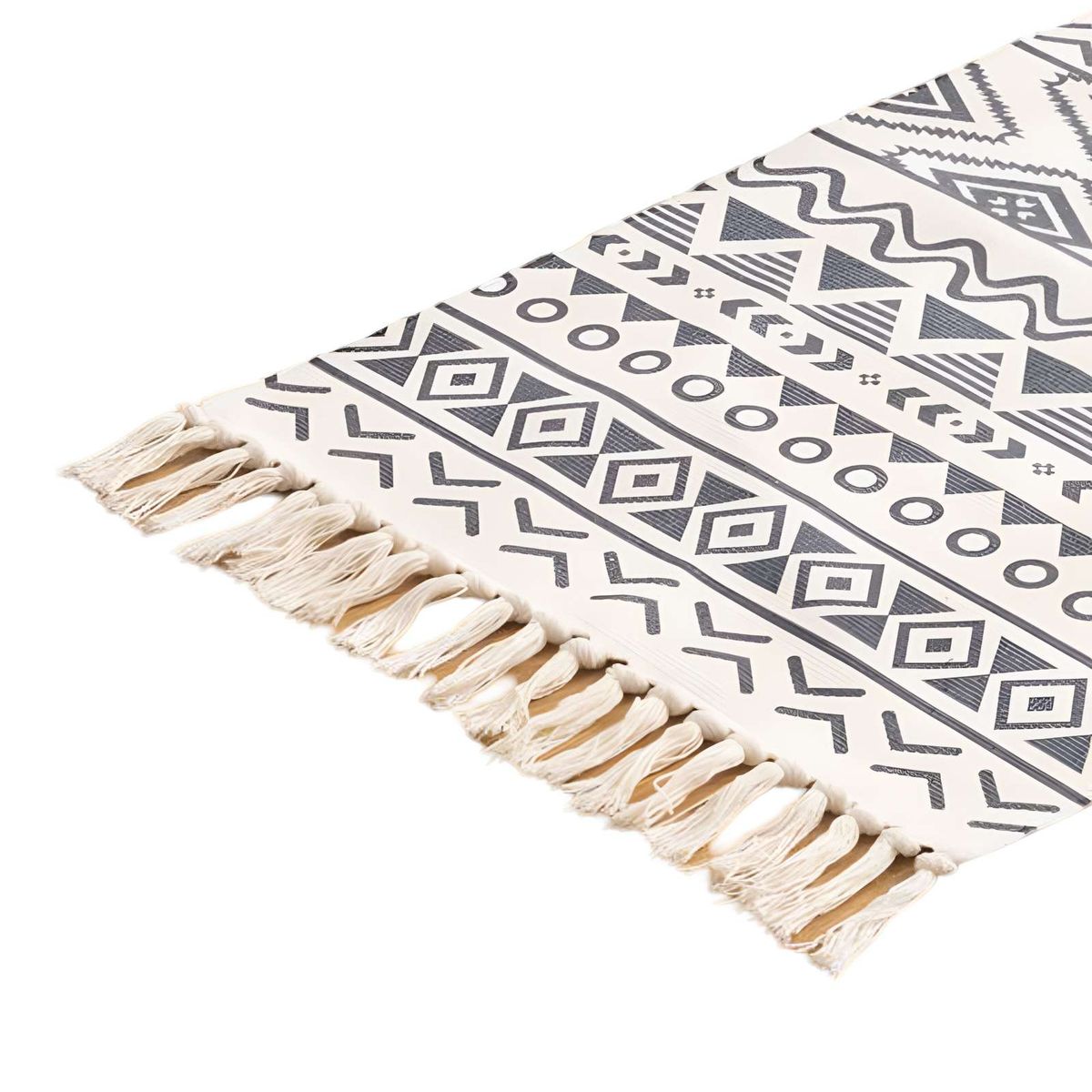 GENERICO - Set de 2 Alfombras de Lino 60x90 cm para Bajada de Cama  V17