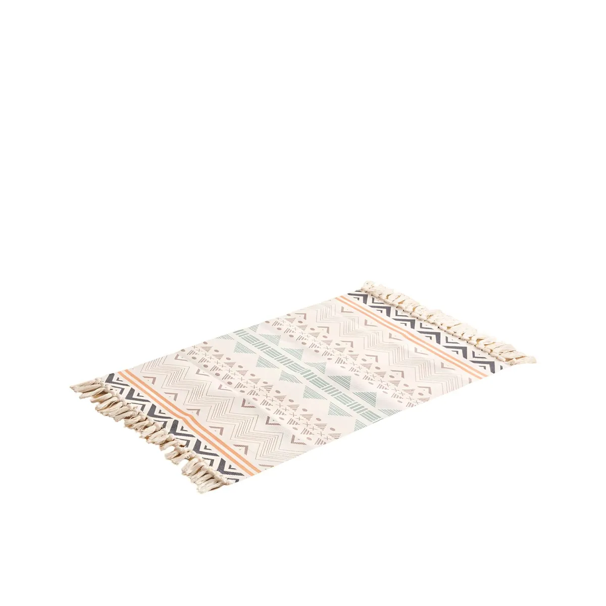 GENERICO - Set de 2 Alfombras de Lino 60x90 cm para Bajada de Cama  V14