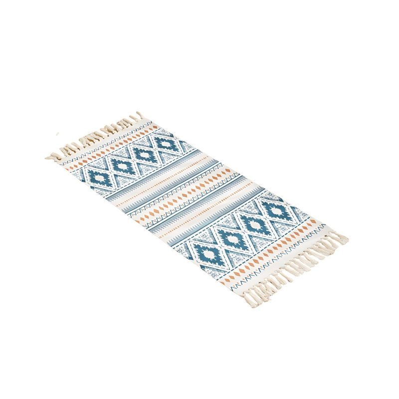 GENERICO - Juego de 2 Alfombras de Lino 60x90 cm para Bajada de Cama  V13