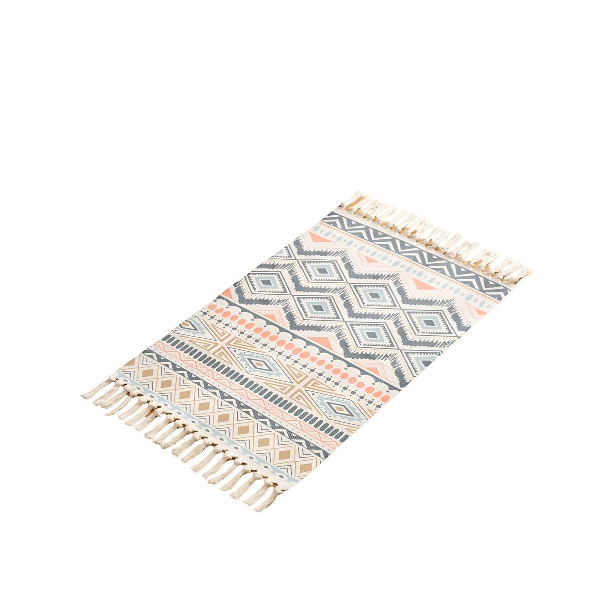 GENERICO - Juego de 2 Alfombras de Lino 60x90 cm para Bajada de Cama  V18.