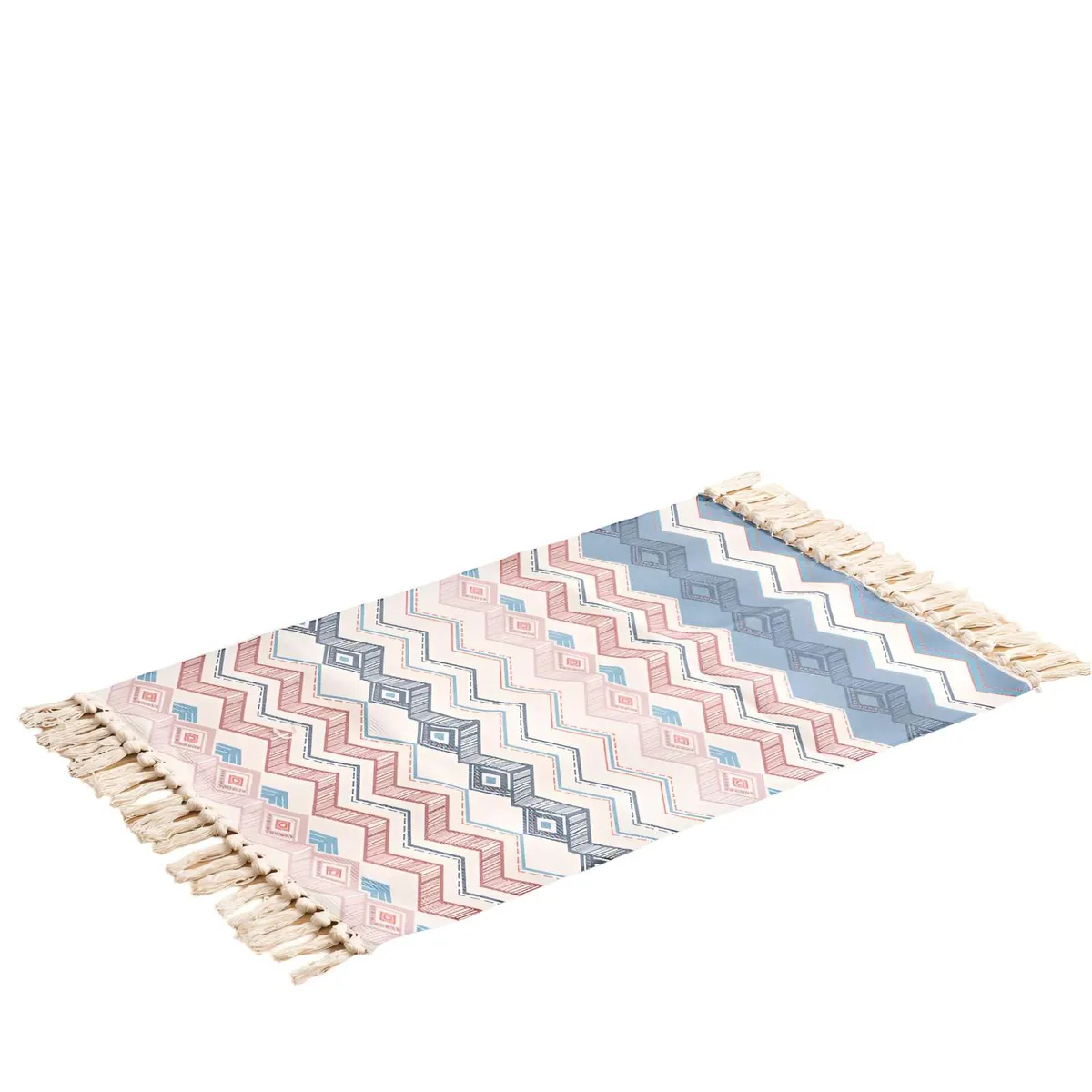 GENERICO - Juego de 3 Alfombras de Lino 60x90 cm para Bajada de Cama  V10