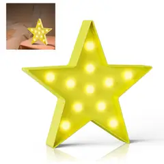 GENERICO - Lámpara De Noche Decorativa De Estrella Para Decoración
