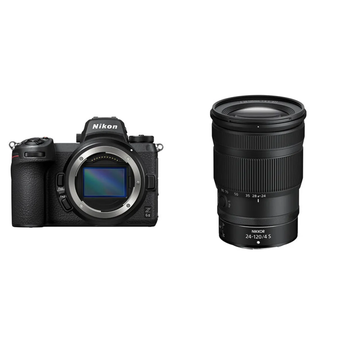 NIKON - Nikon Z6 II Sin Espejo Cámara Kit Con 24-120mm f4 Lente - Negro