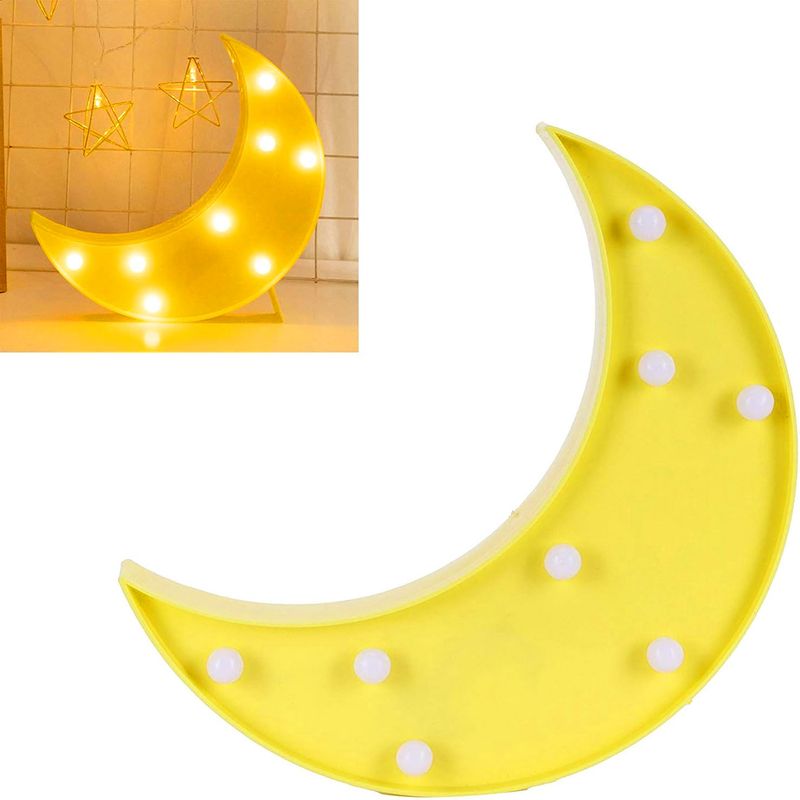 GENERICO - Lámpara De Noche Decorativa De Luna Para Decoración