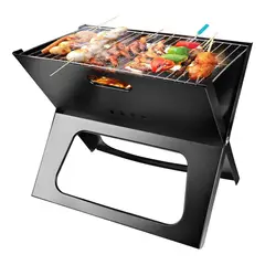 GENERICO - Parrilla De Carbón Portátil Ahorro De Espacio Y Plegable Bar