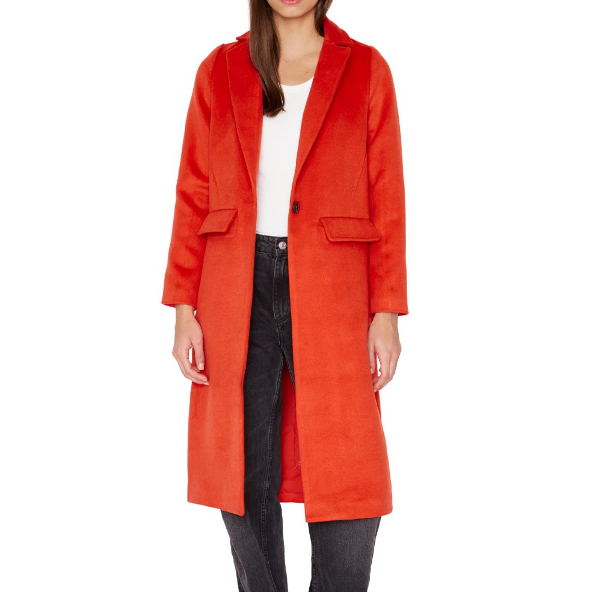 JACINTA TIENDA - Abrigo Paris coral Jacinta Tienda