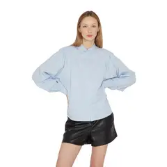 JACINTA TIENDA - Blusa Joe celeste