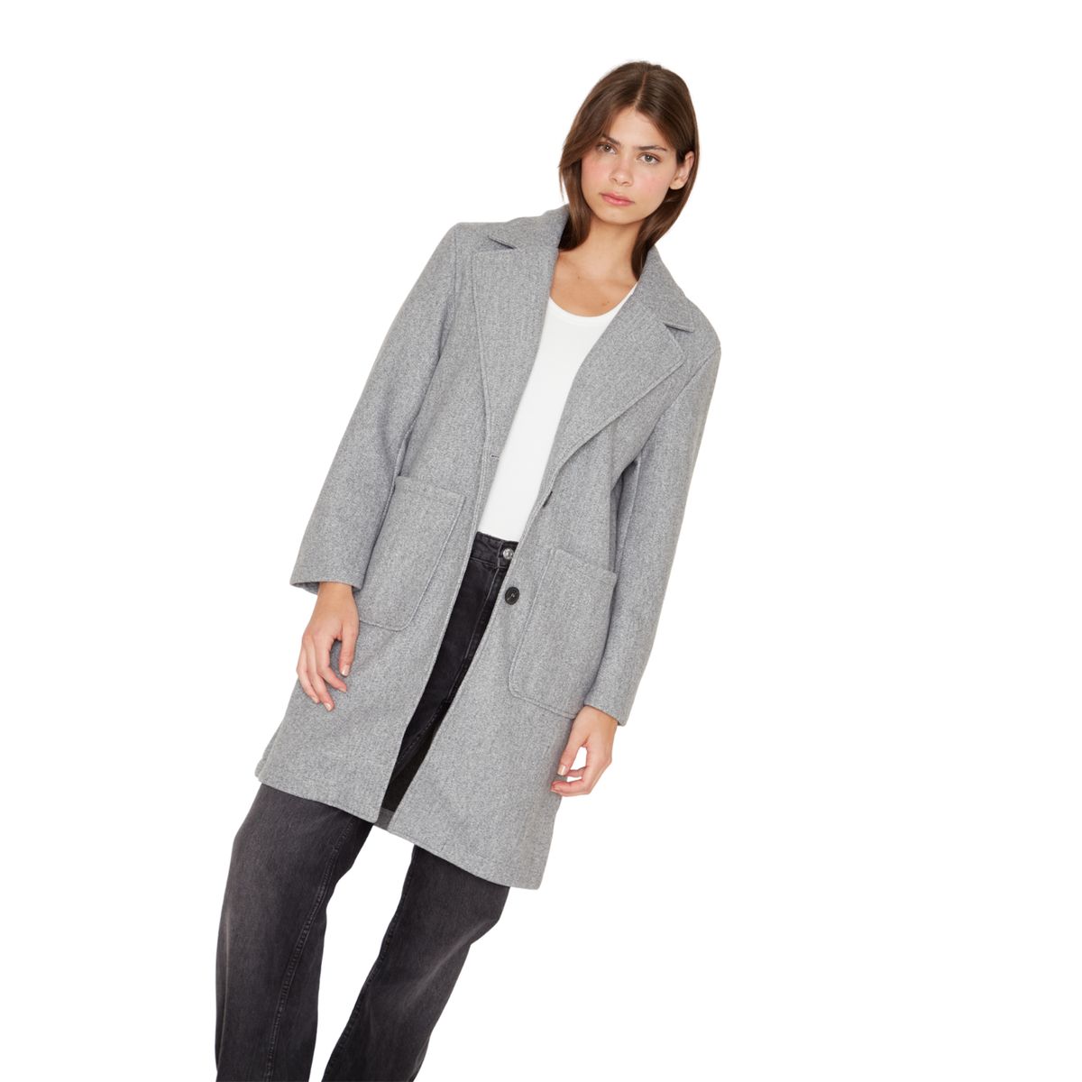 JACINTA TIENDA - Abrigo London gris Jacinta Tienda