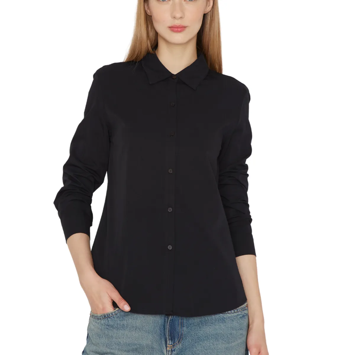 JACINTA TIENDA - Blusa Lina negra Jacinta Tienda