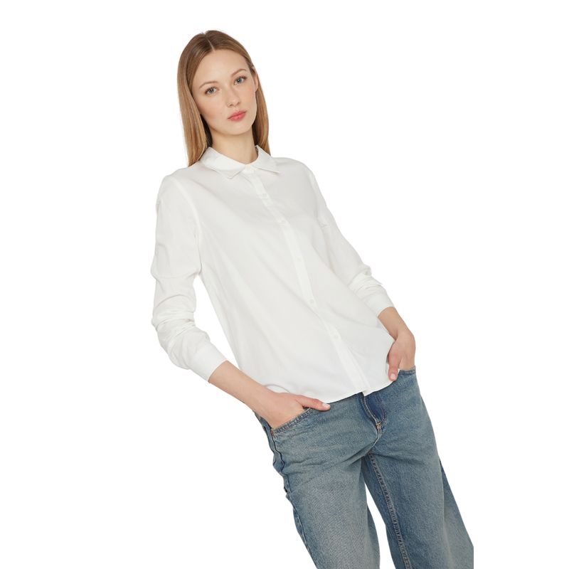 JACINTA TIENDA - Blusa Lina blanca Jacinta Tienda