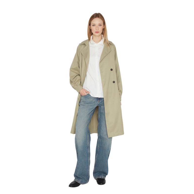 JACINTA TIENDA - Trench Coat Porter verde Jacinta Tienda