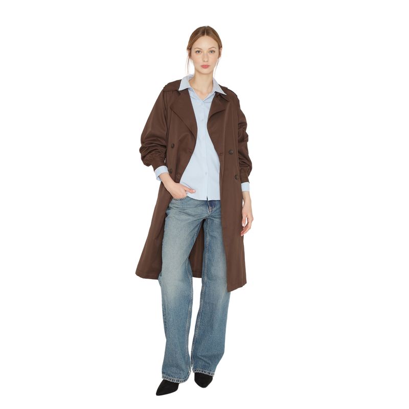 JACINTA TIENDA - Trench Coat Porter café Jacinta Tienda