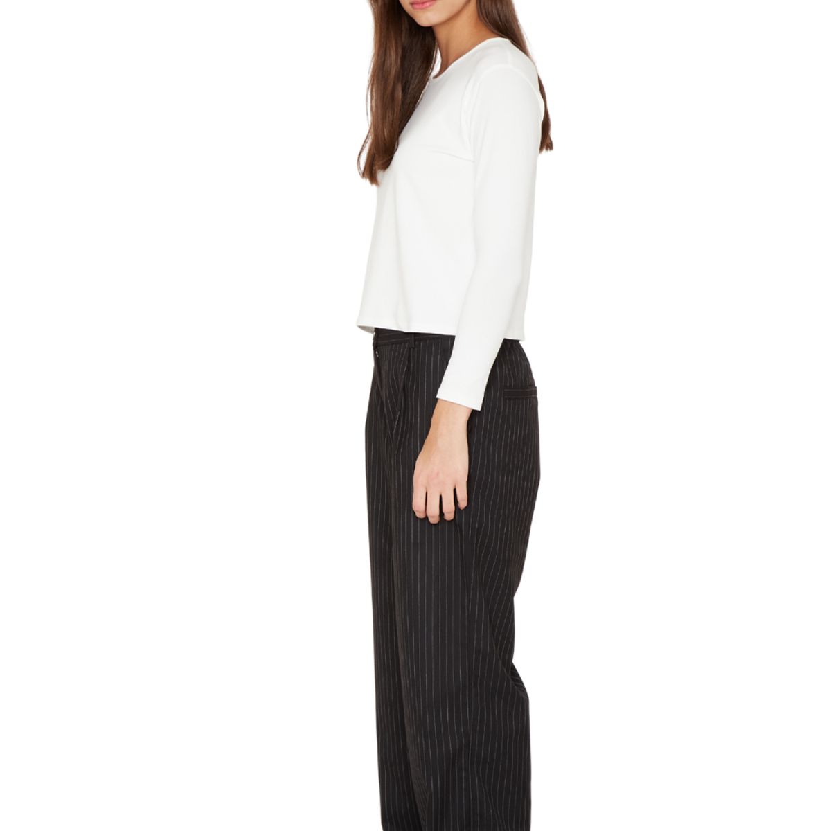 JACINTA TIENDA - Pantalón Porter líneas negro Jacinta Tienda