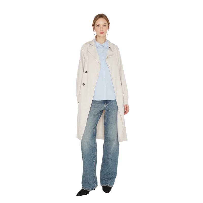 JACINTA TIENDA - Trench Coat Porter crudo Jacinta Tienda