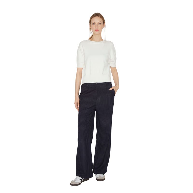 JACINTA TIENDA - Pantalón Porter líneas azul Jacinta Tienda