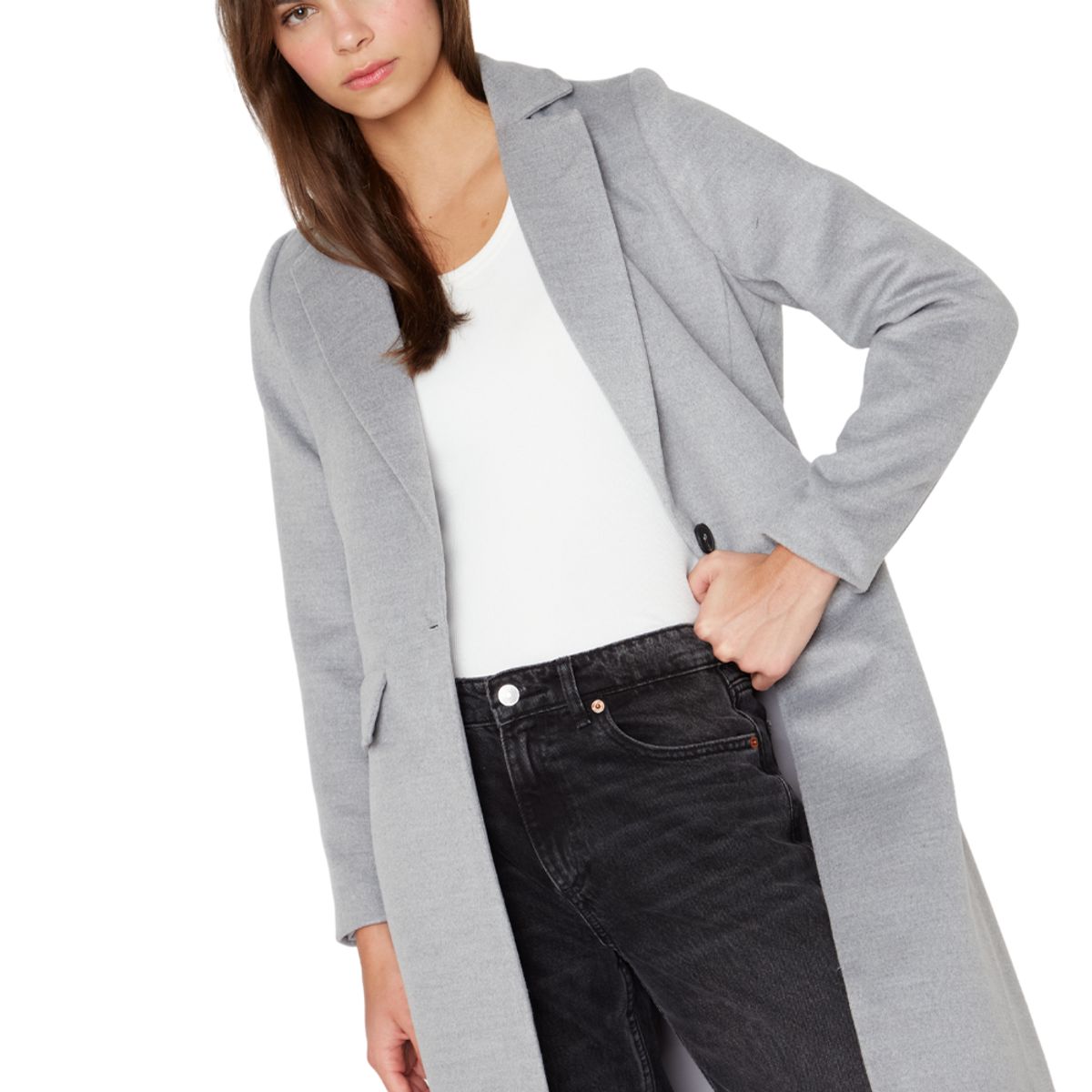 JACINTA TIENDA - Abrigo Paris gris Jacinta Tienda