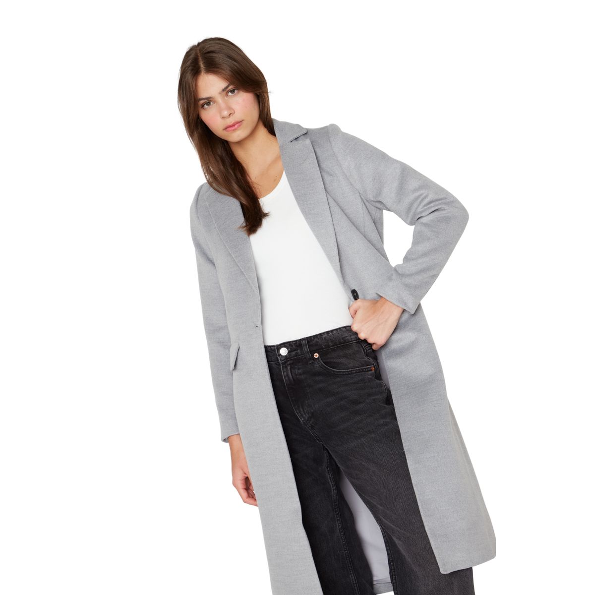 JACINTA TIENDA - Abrigo Paris gris Jacinta Tienda