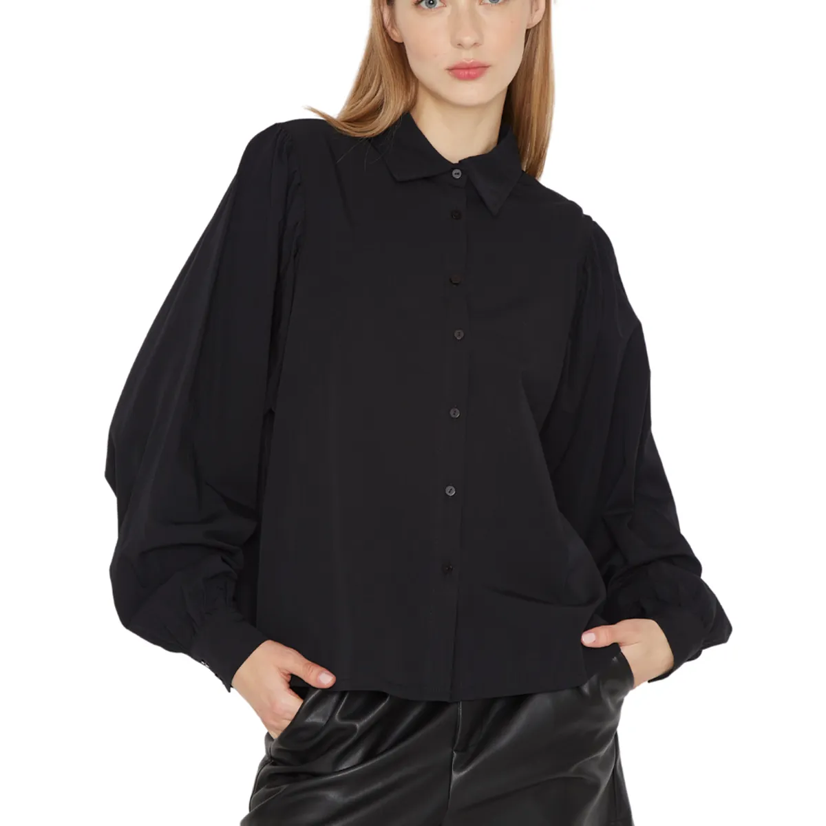 JACINTA TIENDA - Blusa Joe negra Jacinta Tienda